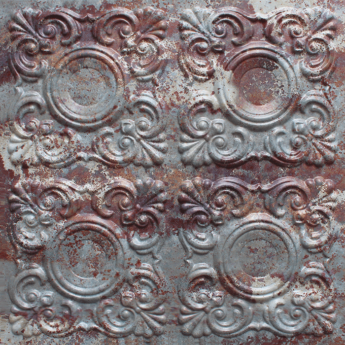 N 123 - Rusty Metal-Nova-decorative-ceiling-tiles-antique-decor