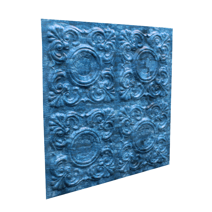 N123 - Blue Jean Side view-Nova-Decorative -Ceiling-Tiles-Antique-decor