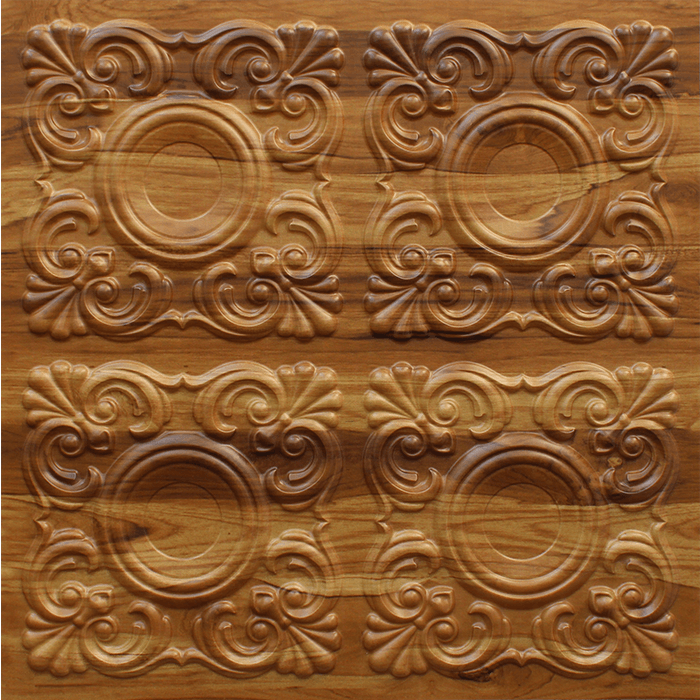 N123 - Natural Wood-Nova-Decorative -Ceiling-Tiles-Antique-decor