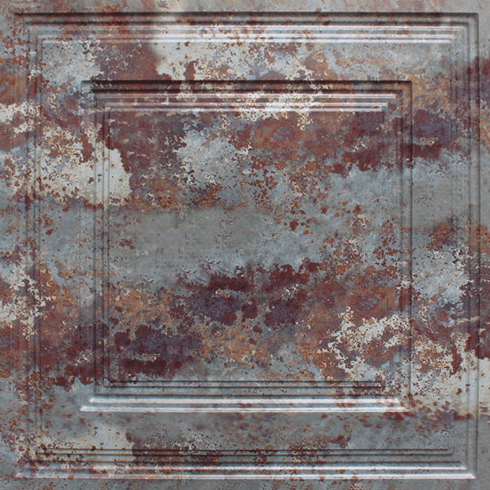 N 136 - Rusty Metal-Nova-decorative-ceiling-tiles-antique-decor