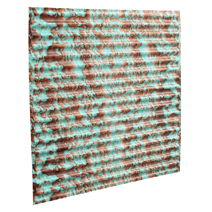 N134 Rough Brown Side View-Nova-decorative-ceiling-tiles-antique-decor