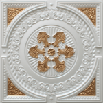 N 101 - Pearl White - Gold-Nova-decorative-ceiling-tiles-antique-decor