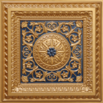 N104-Gold-Blue-Nova-Decorative-Ceiling-Tiles-Antique-Decor