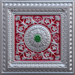 N104-Silver-Red-GreenN104-Silver-Green-Red-Nova-decorative-ceiling-tiles-antique-decor