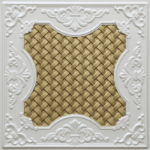 N 113 – Pearl White – Brass-Nova-decorative-ceiling-tiles-antique-decor