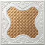 N 113 – Pearl White – Gold-Nova-decorative-ceiling-tiles-antique-decor