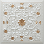 N 122 – Pearl White – Gold-Nova-decorative-ceiling-tiles-antique-decor