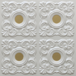 N123 – Pearl White – Brass-Nova-decorative-ceiling-tiles-antique-decor