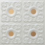 N 123 - Pearl White - Gold-Nova-decorative-ceiling-tiles-antique-decor