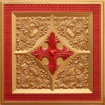 N125-Gold-Red-Nova-Decorative-Ceiling-Tiles-Antique-Decor