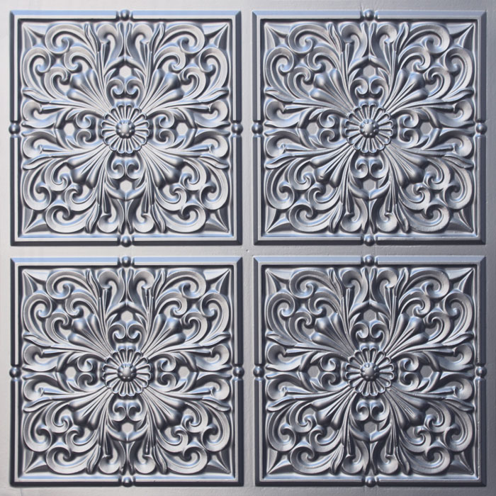 N126 Silver Nova-decorative-ceiling-tiles-antique-decor