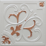 N 129 – Pearl White – Copper-Nova-decorative-ceiling-tiles-antique-decor