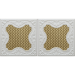 N4113 – Pearl White – Brass-Nova-decorative-ceiling-tiles-antique-decor