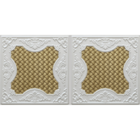 N4113 - Pearl White - Brass-Nova-decorative-ceiling-tiles-antique-decor