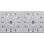 N4122-Glamor White – Brass-Nova-decorative-ceiling-tiles-antique-decor