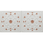 N4122-Pearl White-Copper-Nova-decorative-ceiling-tiles-antique-decor