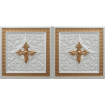 N 4125 – Pearl White – Gold-Nova-decorative-ceiling-tiles-antique-decor