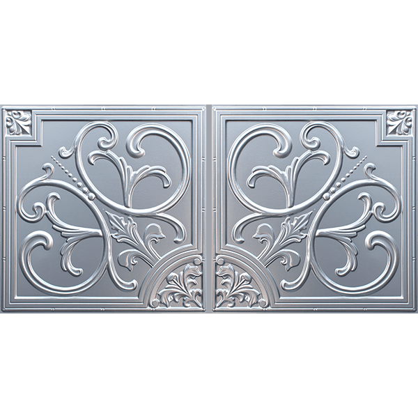 N 4129 - Silver-Nova-decorative-ceiling-tiles-antique-decor