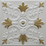 N 115 – Pearl White – Brass-Nova-decorative-ceiling-tiles-antique-decor