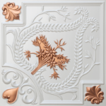 N 120 - Pearl White - Copper-Nova-decorative-ceiling-tiles-antique-decor