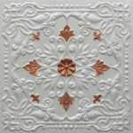 N 127 – Pearl White – Copper-Nova-decorative-ceiling-tiles-antique-decor