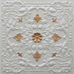 N 127 – Pearl White – Gold-Nova-decorative-ceiling-tiles-antique-decor
