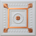N 140 – Glamor White – Copper-Nova-decorative-ceiling-tiles-antique-decor