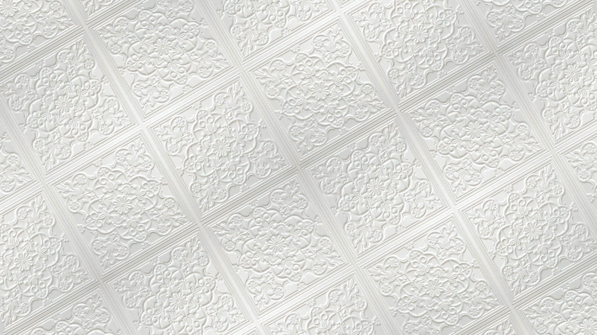 N122 Pearl White Banner Nova decorative ceiling-tiles-antique-decor