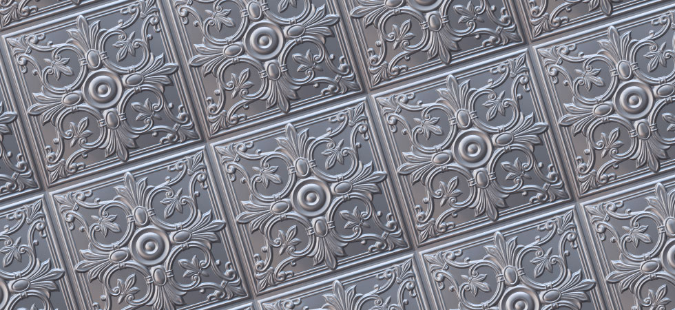 N 115 - Silver-Nova-decorative-ceiling-tiles-antique-decor