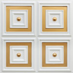 N149-Pearl White-Gold-Nova-decorative-ceiling-tiles-antique-decor
