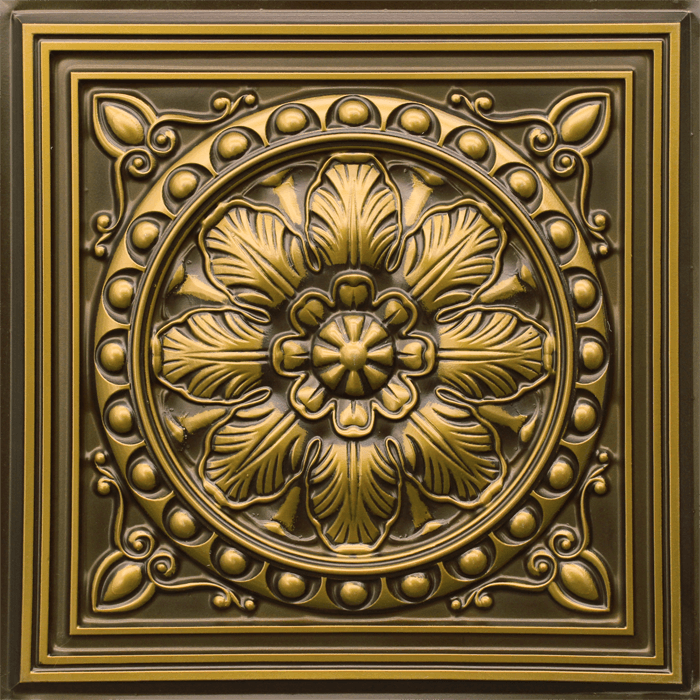 N 157 – Antique Brass Antique Silver Nova Decorative Ceiling Tiles Antique Decor