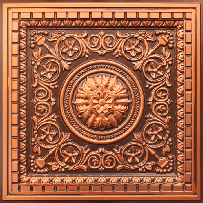 N 158 – Antique Copper Nova Decorative Ceiling Tiles Antique Decor