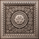 N 158 - Antique Silver Nova Decorative Ceiling Tiles Antique Decor