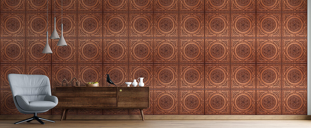 N108 Antique Copper Wall Nova Decorative Ceiling Tiles Antique Decor