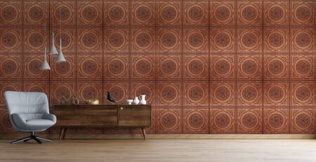 N108 Antique Copper Wall Nova Decorative Ceiling Tiles Antique Decor