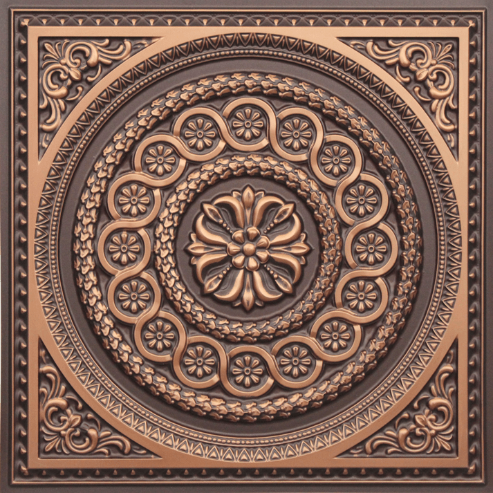 N117 - Antique Copper Nova-decorative-ceiling-tiles-antique-decor